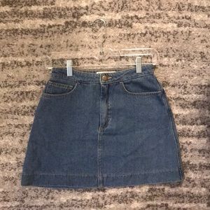 American Apparel Denim Skirt